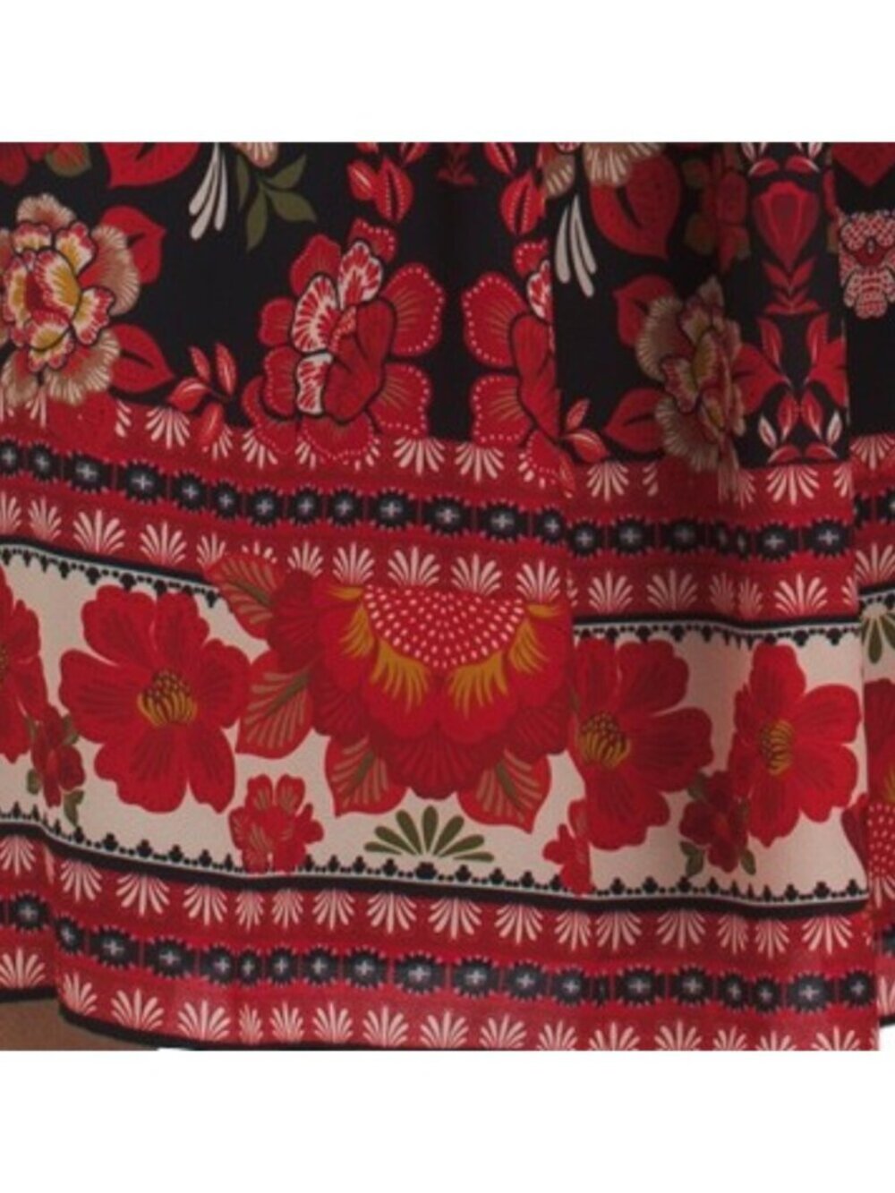 ADRIANNA PAPELL Short Sleeve Floral Maxi Dress - Picture 5 of 5